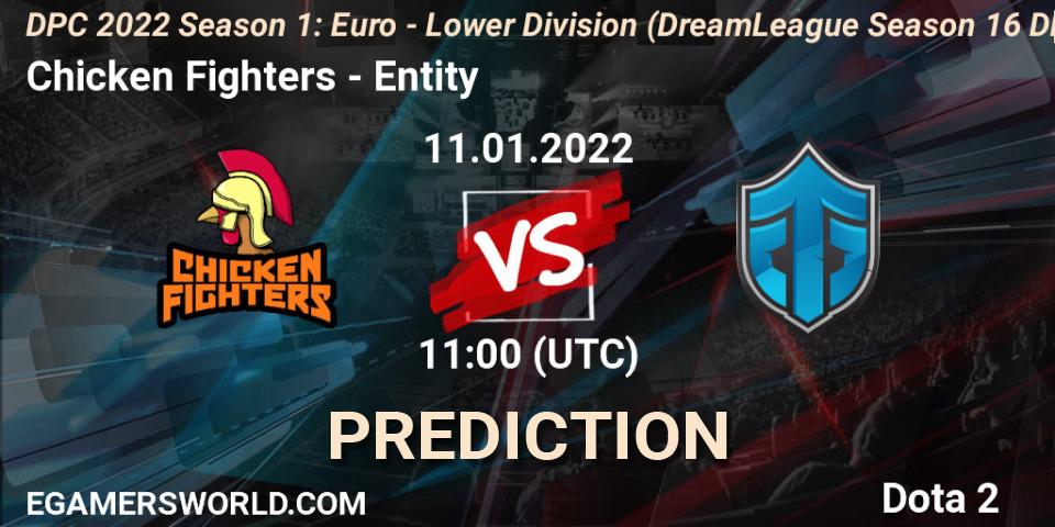 Chicken Fighters - Entity: прогноз. 11.01.2022 at 10:56, Dota 2, DPC 2022 Season 1: Euro - Lower Division (DreamLeague Season 16 DPC WEU)