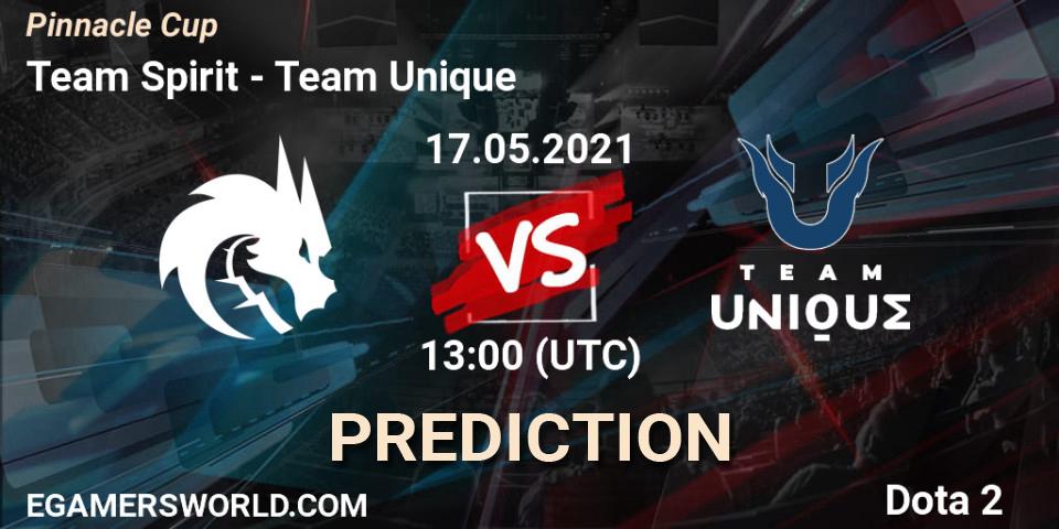 Team Spirit - Team Unique: прогноз. 17.05.2021 at 13:00, Dota 2, Pinnacle Cup 2021 Dota 2