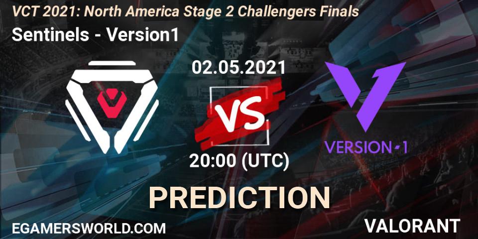 Sentinels - Version1: прогноз. 02.05.21, VALORANT, VCT 2021: North America Stage 2 Challengers Finals