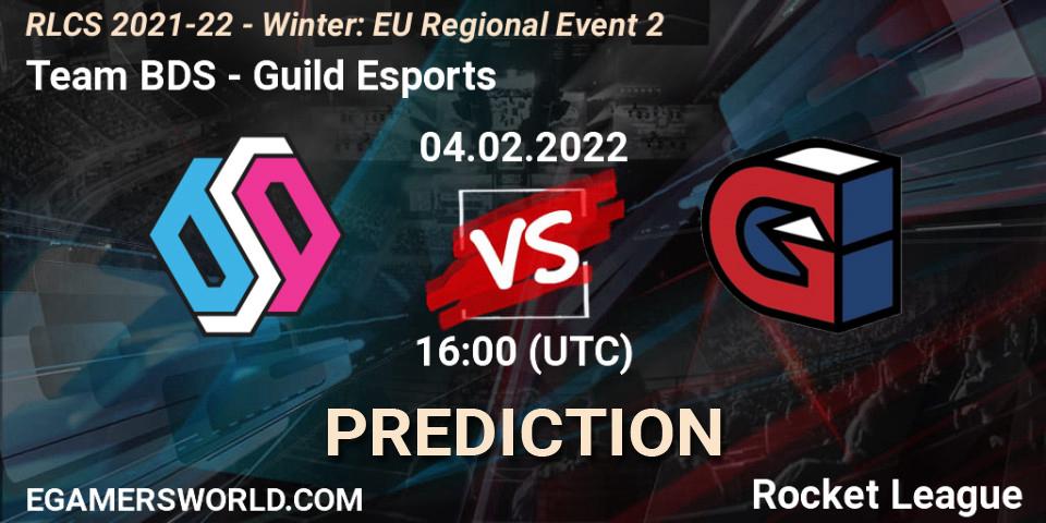 Team BDS - Guild Esports: прогноз. 04.02.2022 at 16:00, Rocket League, RLCS 2021-22 - Winter: EU Regional Event 2