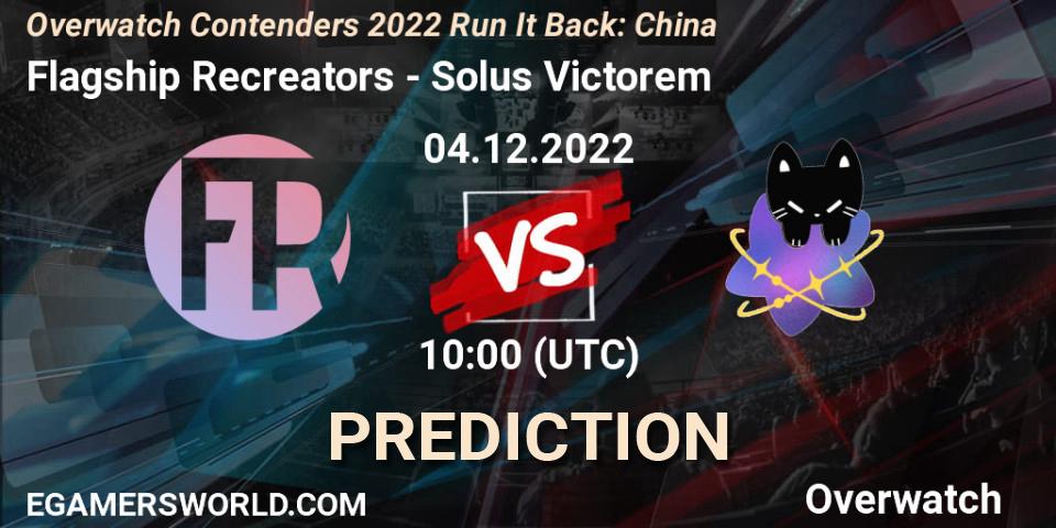 Flagship Recreators - Solus Victorem: прогноз. 04.12.22, Overwatch, Overwatch Contenders 2022 Run It Back: China