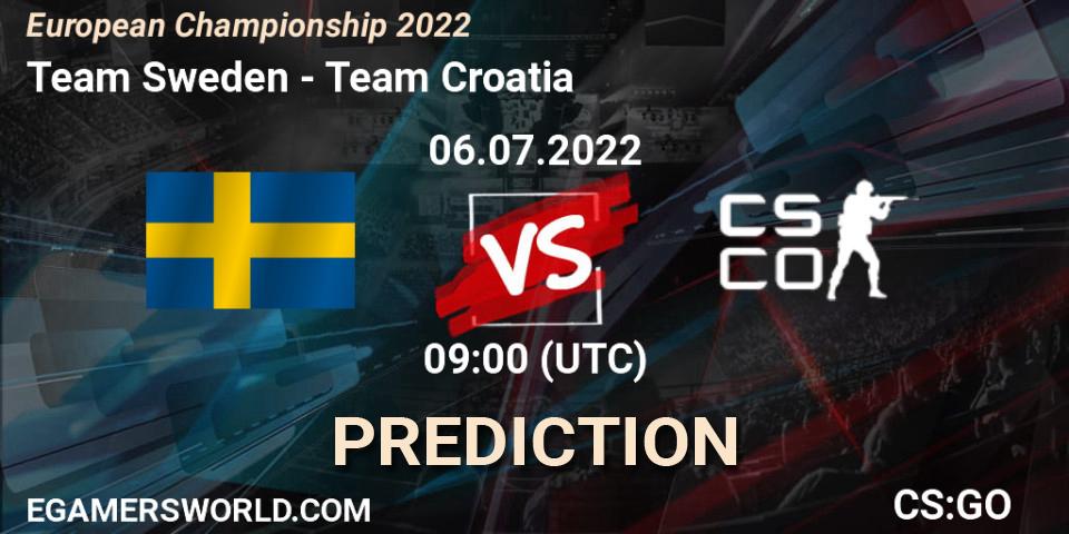 Team Sweden - Team Croatia: прогноз. 06.07.2022 at 10:10, Counter-Strike (CS2), European Championship 2022