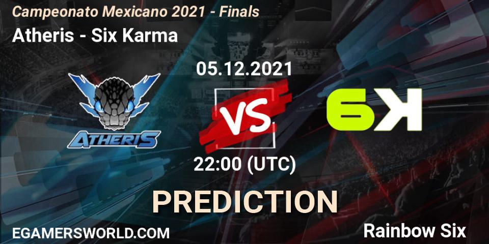Atheris - Six Karma: прогноз. 05.12.21, Rainbow Six, Campeonato Mexicano 2021 - Finals