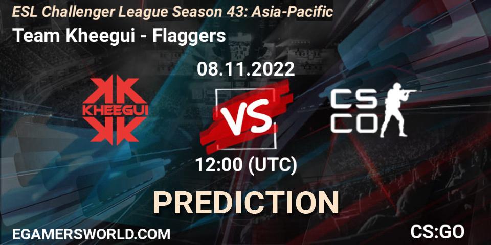 Team Kheegui - Flaggers: прогноз. 08.11.22, CS2 (CS:GO), ESL Challenger League Season 43: Asia-Pacific