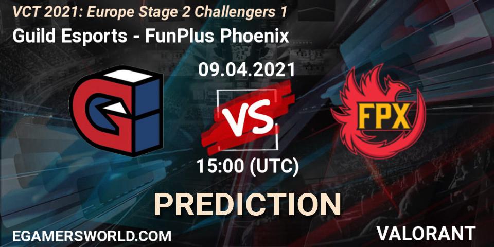 Guild Esports - FunPlus Phoenix: прогноз. 09.04.2021 at 15:00, VALORANT, VCT 2021: Europe Stage 2 Challengers 1
