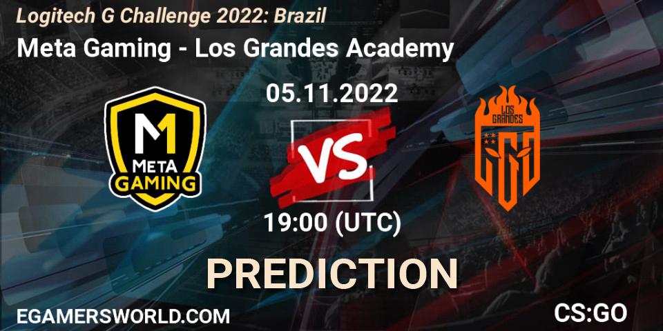 Meta Gaming Brasil - Los Grandes Academy: прогноз. 05.11.2022 at 19:00, Counter-Strike (CS2), Logitech G Challenge 2022: Brazil