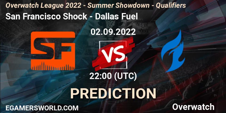 San Francisco Shock - Dallas Fuel: прогноз. 02.09.22, Overwatch, Overwatch League 2022 - Summer Showdown - Qualifiers