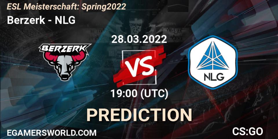 Berzerk - NLG: прогноз. 28.03.22, CS2 (CS:GO), ESL Meisterschaft: Spring 2022