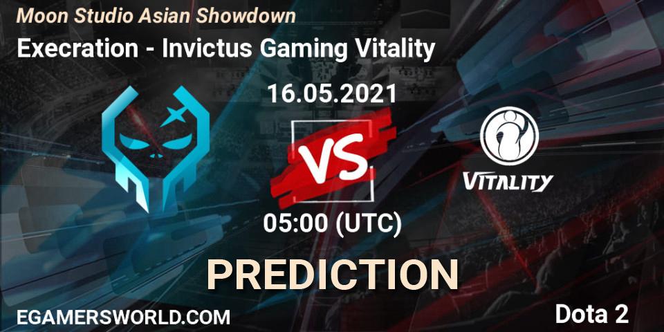 Execration - Invictus Gaming Vitality: прогноз. 16.05.2021 at 05:21, Dota 2, Moon Studio Asian Showdown