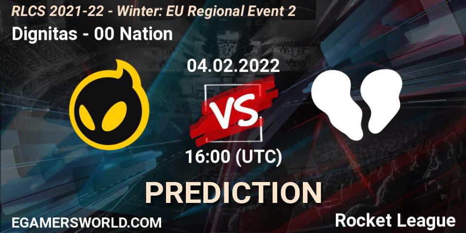 Dignitas - 00 Nation: прогноз. 04.02.2022 at 16:00, Rocket League, RLCS 2021-22 - Winter: EU Regional Event 2
