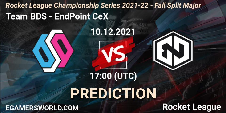 Team BDS - EndPoint CeX: прогноз. 10.12.2021 at 17:00, Rocket League, RLCS 2021-22 - Fall Split Major