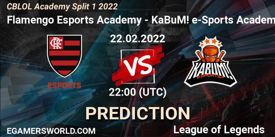 Flamengo Esports Academy - KaBuM! Academy: прогноз. 22.02.2022 at 22:00, LoL, CBLOL Academy Split 1 2022