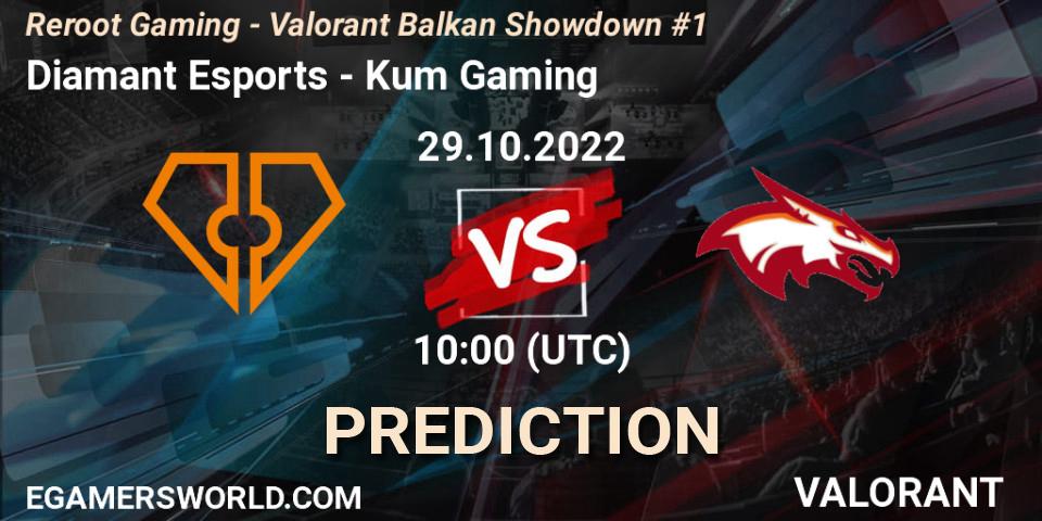 Diamant Esports - Kum Gaming: прогноз. 29.10.2022 at 10:00, VALORANT, Reroot Gaming - Valorant Balkan Showdown #1