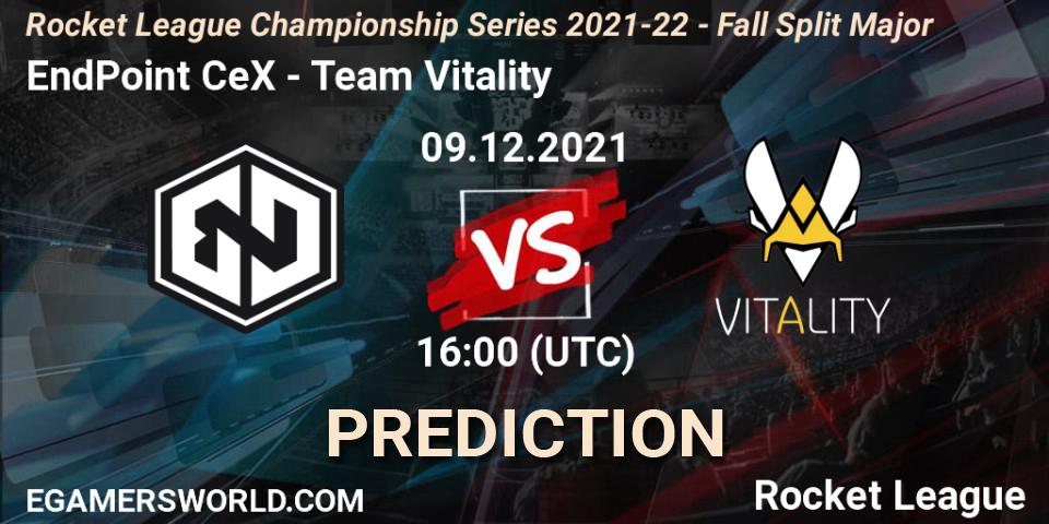 EndPoint CeX - Team Vitality: прогноз. 09.12.2021 at 16:00, Rocket League, RLCS 2021-22 - Fall Split Major