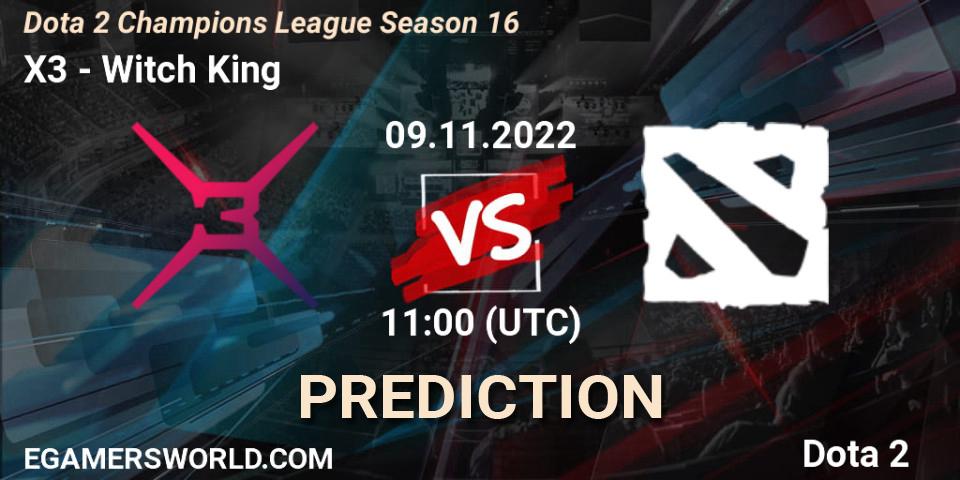 X3 - Witch King: прогноз. 09.11.2022 at 11:54, Dota 2, Dota 2 Champions League Season 16