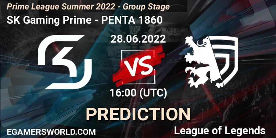 SK Gaming Prime - PENTA 1860: прогноз. 28.06.2022 at 16:00, LoL, Prime League Summer 2022 - Group Stage