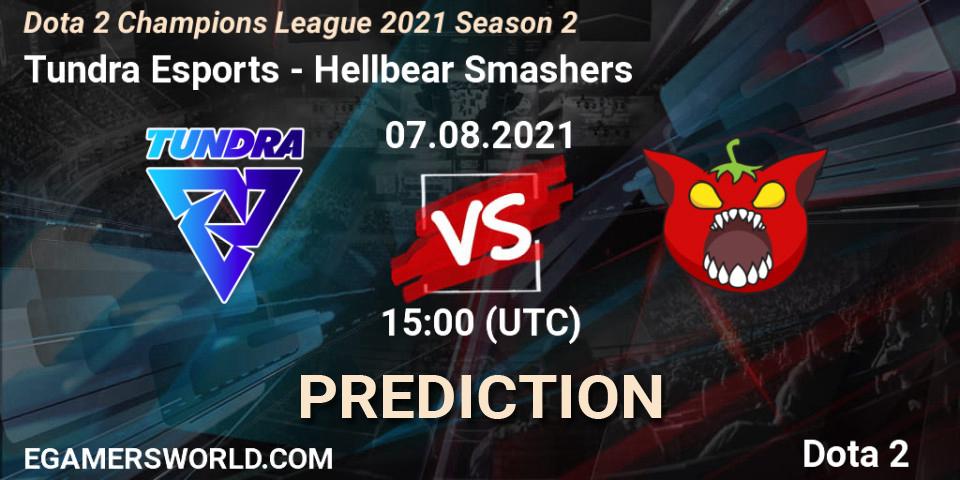 Tundra Esports - Hellbear Smashers: прогноз. 07.08.2021 at 15:01, Dota 2, Dota 2 Champions League 2021 Season 2
