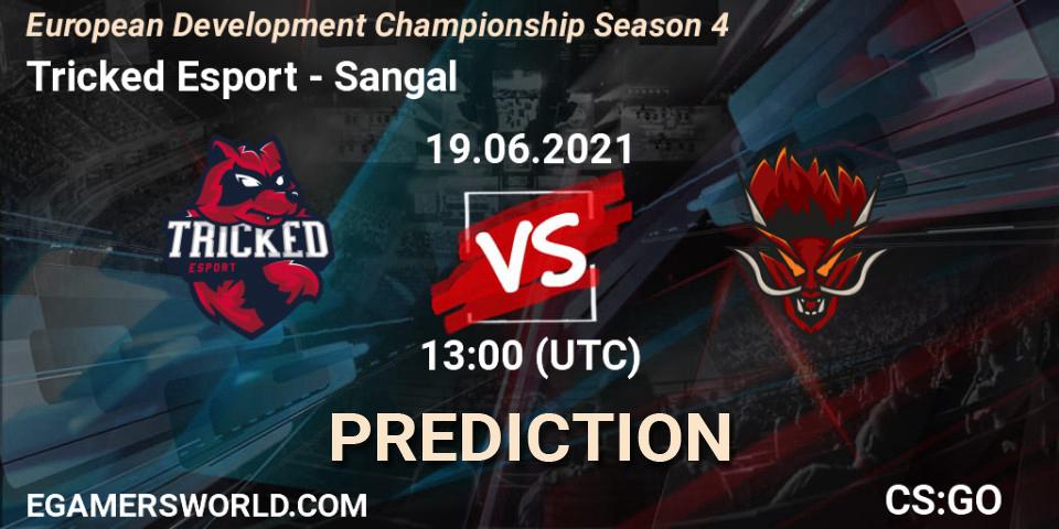 Tricked Esport - Sangal: прогноз. 19.06.2021 at 13:00, Counter-Strike (CS2), European Development Championship Season 4