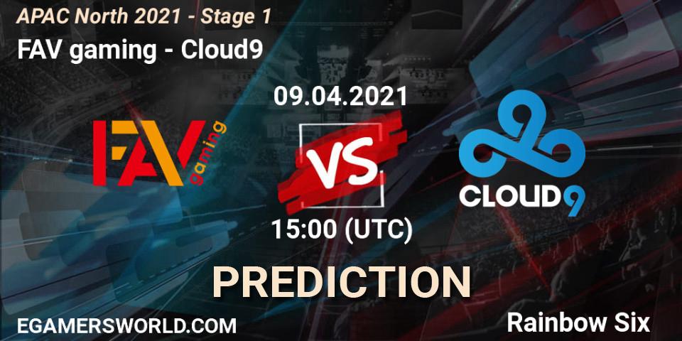 FAV gaming - Cloud9: прогноз. 09.04.2021 at 13:30, Rainbow Six, APAC North 2021 - Stage 1