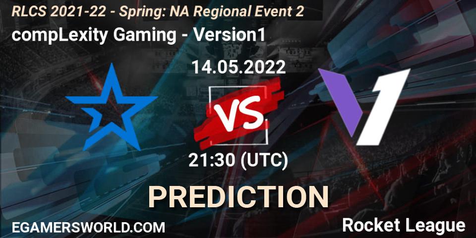 compLexity Gaming - Version1: прогноз. 14.05.22, Rocket League, RLCS 2021-22 - Spring: NA Regional Event 2
