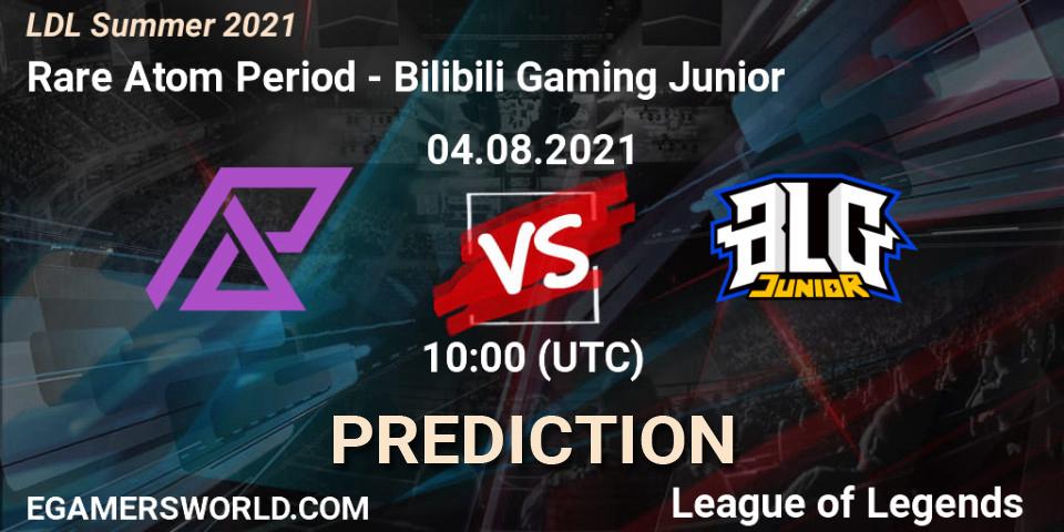 Rare Atom Period - Bilibili Gaming Junior: прогноз. 04.08.2021 at 11:30, LoL, LDL Summer 2021