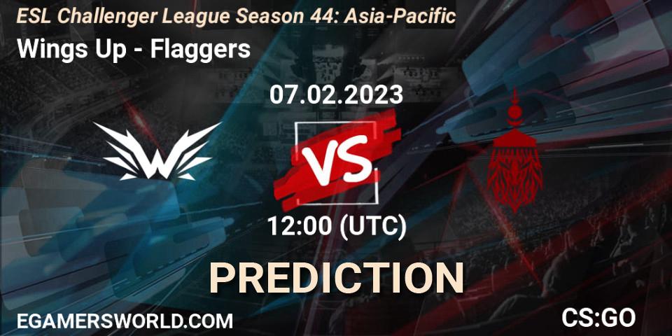 Wings Up - Flaggers: прогноз. 07.02.23, CS2 (CS:GO), ESL Challenger League Season 44: Asia-Pacific