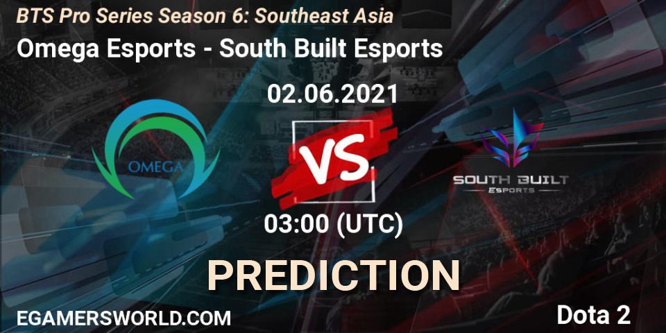 Omega Esports - South Built Esports: прогноз. 02.06.2021 at 03:16, Dota 2, BTS Pro Series Season 6: Southeast Asia