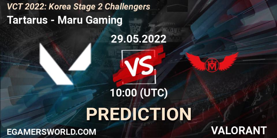 Tartarus - Maru Gaming: прогноз. 29.05.2022 at 10:00, VALORANT, VCT 2022: Korea Stage 2 Challengers