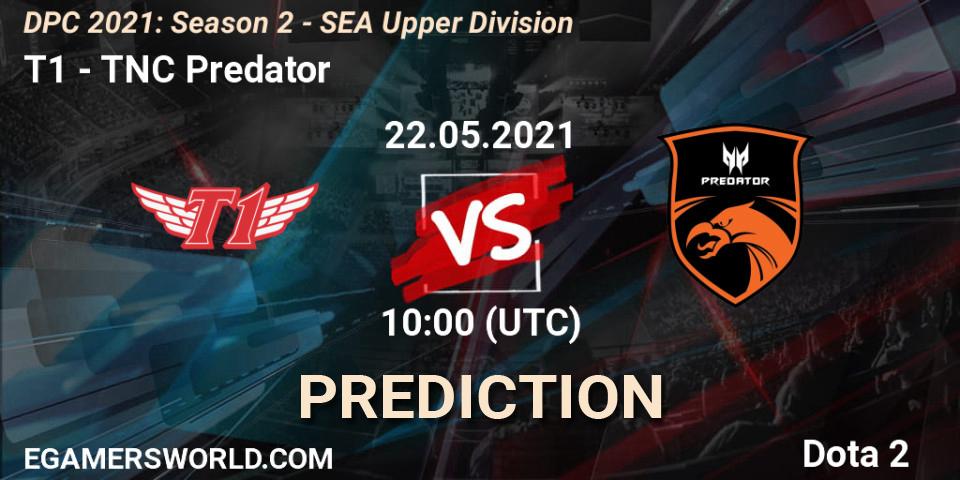 T1 - TNC Predator: прогноз. 22.05.21, Dota 2, DPC 2021: Season 2 - SEA Upper Division