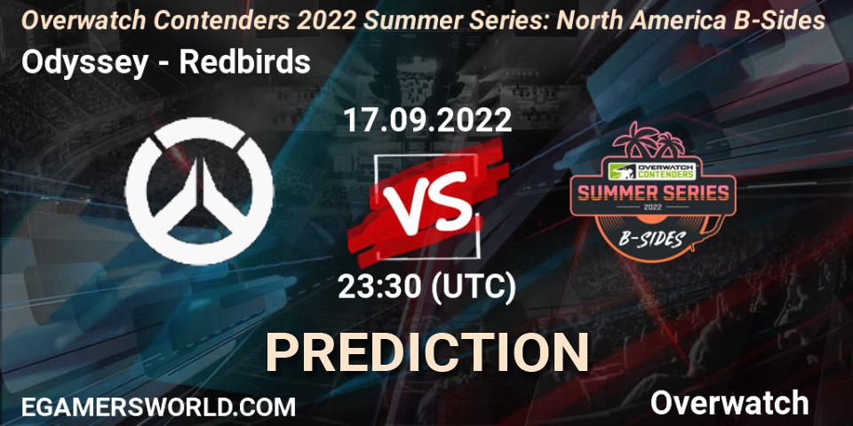 Odyssey - Redbirds: прогноз. 17.09.2022 at 23:30, Overwatch, Overwatch Contenders 2022 Summer Series: North America B-Sides