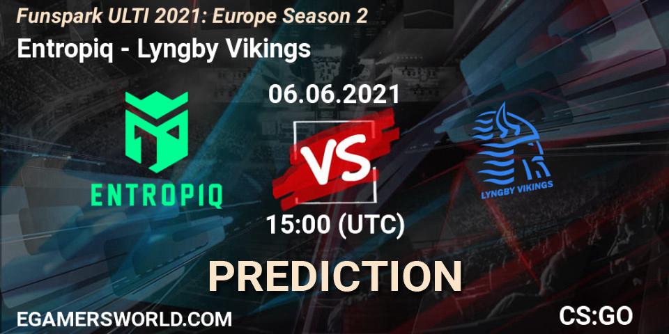 Entropiq - Lyngby Vikings: прогноз. 06.06.2021 at 15:00, Counter-Strike (CS2), Funspark ULTI 2021: Europe Season 2
