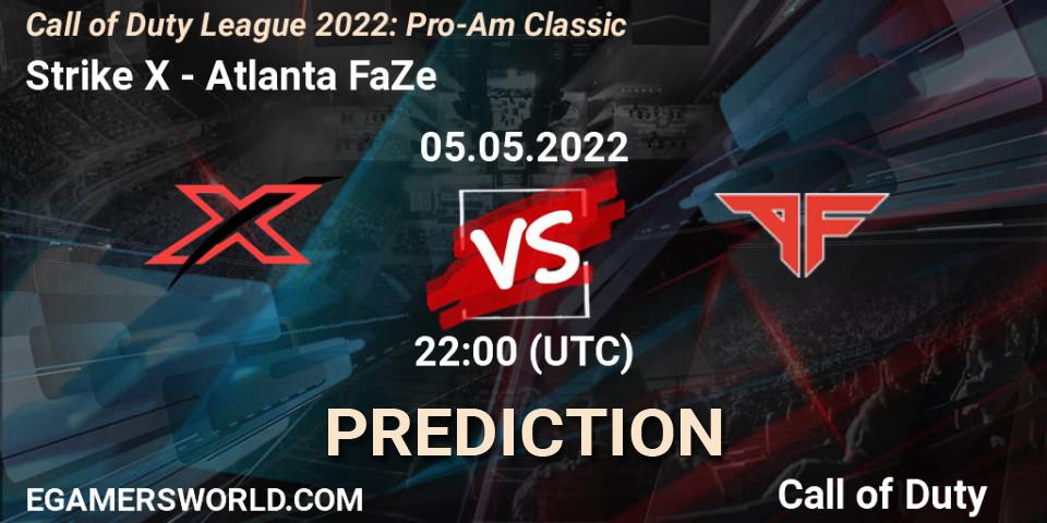 Strike X - Atlanta FaZe: прогноз. 05.05.22, Call of Duty, Call of Duty League 2022: Pro-Am Classic