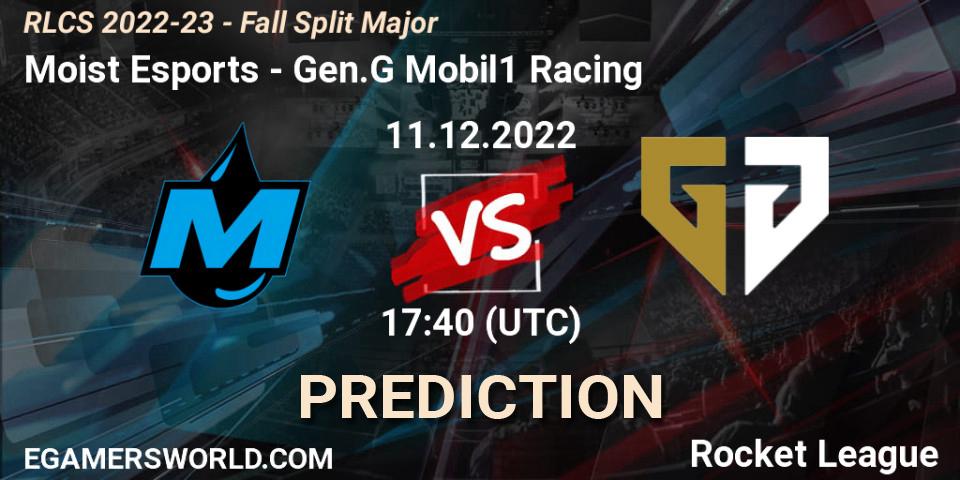 Moist Esports - Gen.G Mobil1 Racing: прогноз. 11.12.2022 at 17:45, Rocket League, RLCS 2022-23 - Fall Split Major