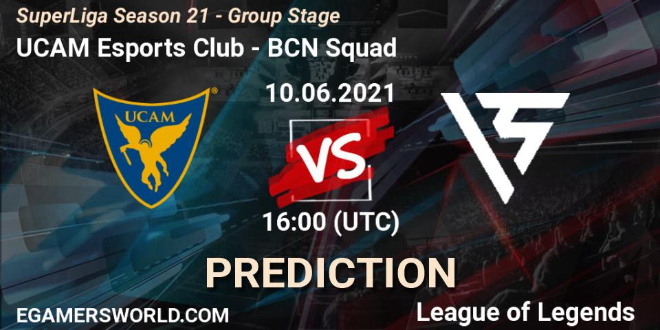 UCAM Esports Club - BCN Squad: прогноз. 10.06.2021 at 16:00, LoL, SuperLiga Season 21 - Group Stage 