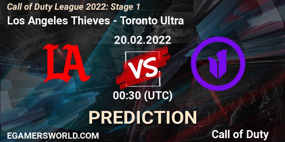 Los Angeles Thieves - Toronto Ultra: прогноз. 20.02.2022 at 00:30, Call of Duty, Call of Duty League 2022: Stage 1
