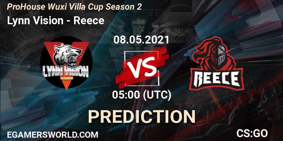 Lynn Vision - Reece: прогноз. 08.05.2021 at 05:00, Counter-Strike (CS2), ProHouse Wuxi Villa Cup Season 2