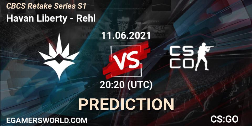 Havan Liberty - Rehl Esports: прогноз. 11.06.21, CS2 (CS:GO), CBCS Retake Series S1