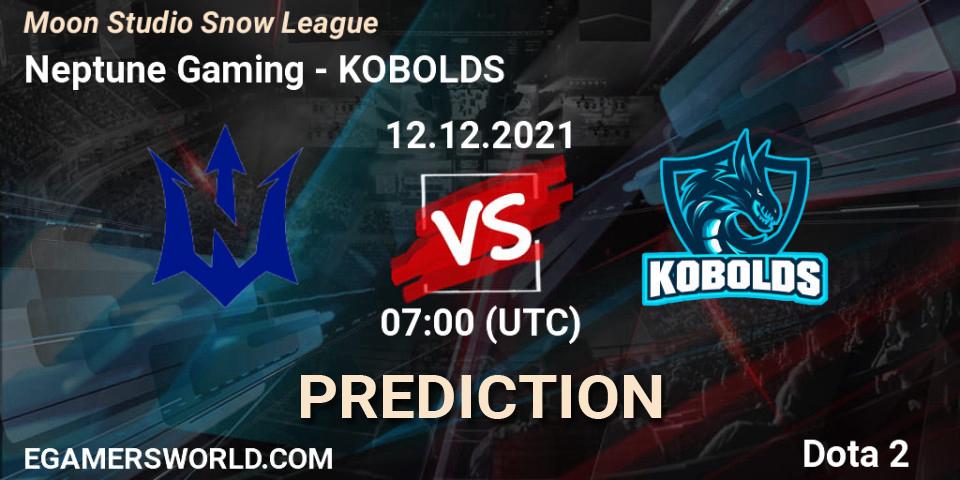 Neptune Gaming - KOBOLDS: прогноз. 12.12.2021 at 07:06, Dota 2, Moon Studio Snow League