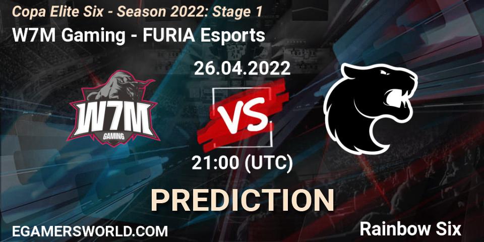 W7M Gaming - FURIA Esports: прогноз. 26.04.2022 at 21:00, Rainbow Six, Copa Elite Six - Season 2022: Stage 1