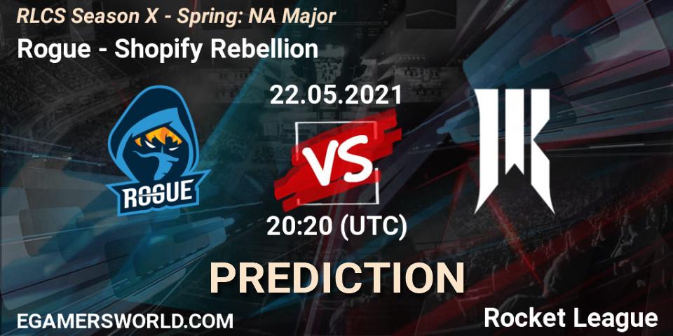 Rogue - Shopify Rebellion: прогноз. 22.05.2021 at 20:20, Rocket League, RLCS Season X - Spring: NA Major