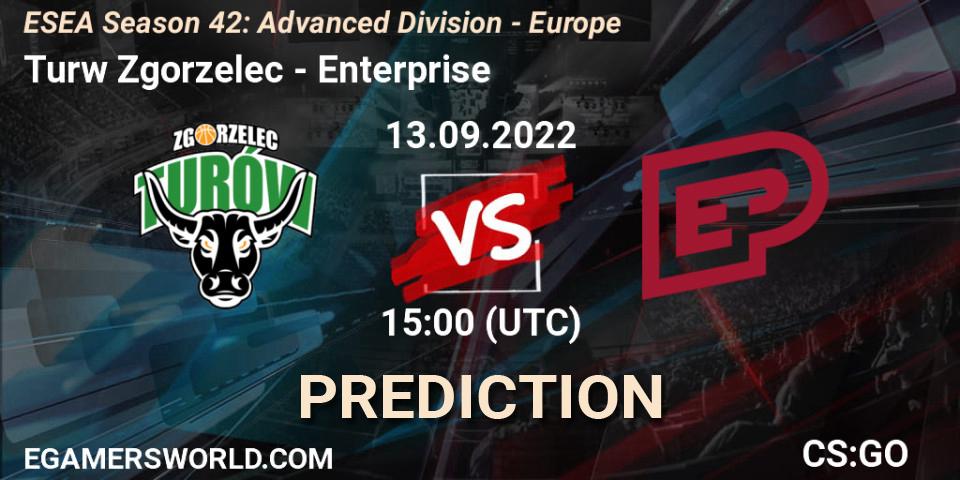 Turów Zgorzelec - Enterprise: прогноз. 13.09.22, CS2 (CS:GO), ESEA Season 42: Advanced Division - Europe