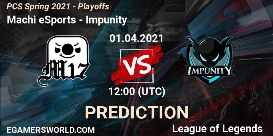 Machi eSports - Impunity: прогноз. 01.04.2021 at 12:10, LoL, PCS Spring 2021 - Playoffs