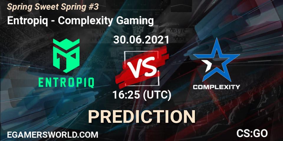 Entropiq - Complexity Gaming: прогноз. 30.06.2021 at 16:25, Counter-Strike (CS2), Spring Sweet Spring #3