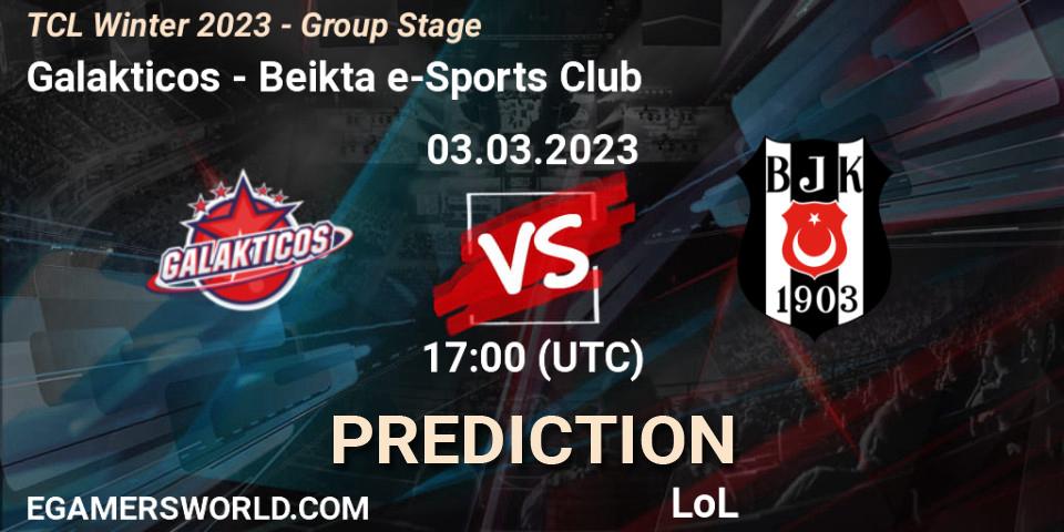 Galakticos - Beşiktaş e-Sports Club: прогноз. 10.03.2023 at 17:00, LoL, TCL Winter 2023 - Group Stage