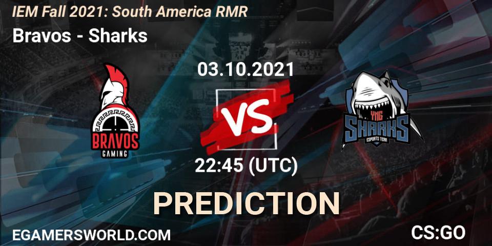Bravos - Sharks: прогноз. 03.10.2021 at 22:45, Counter-Strike (CS2), IEM Fall 2021: South America RMR