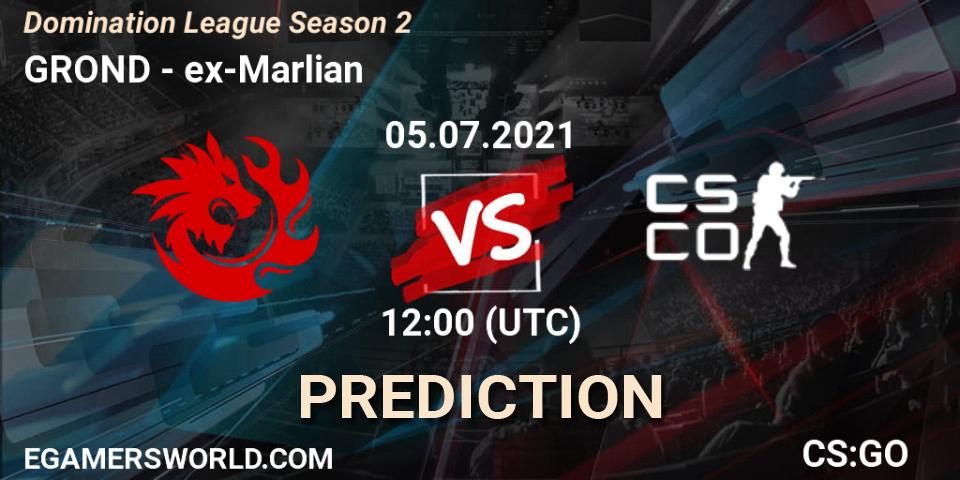 No Org - ex-Marlian: прогноз. 05.07.2021 at 12:00, Counter-Strike (CS2), Domination League Season 2