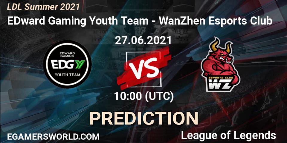 EDward Gaming Youth Team - WanZhen Esports Club: прогноз. 27.06.2021 at 10:45, LoL, LDL Summer 2021