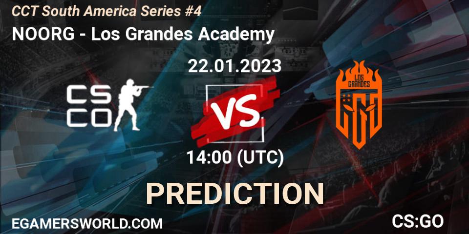 NOORG - Los Grandes Academy: прогноз. 22.01.23, CS2 (CS:GO), CCT South America Series #4