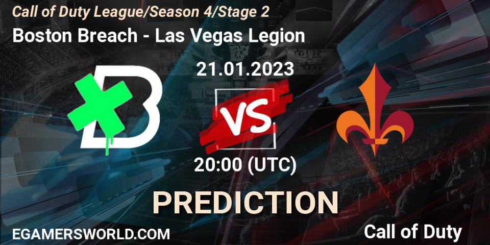 Boston Breach - Las Vegas Legion: прогноз. 21.01.2023 at 20:00, Call of Duty, Call of Duty League 2023: Stage 2 Major Qualifiers