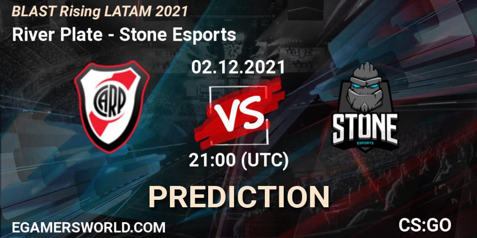 River Plate - Stone Esports: прогноз. 02.12.2021 at 20:15, Counter-Strike (CS2), BLAST Rising LATAM 2021